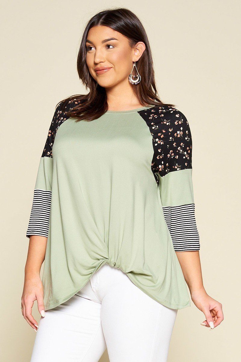 Twisted Tunic Top
