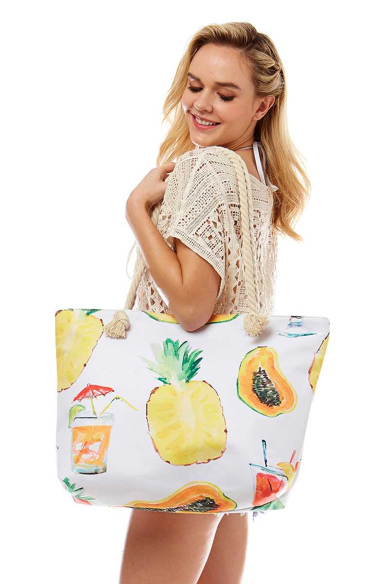 Summer Fruits Beach Bag