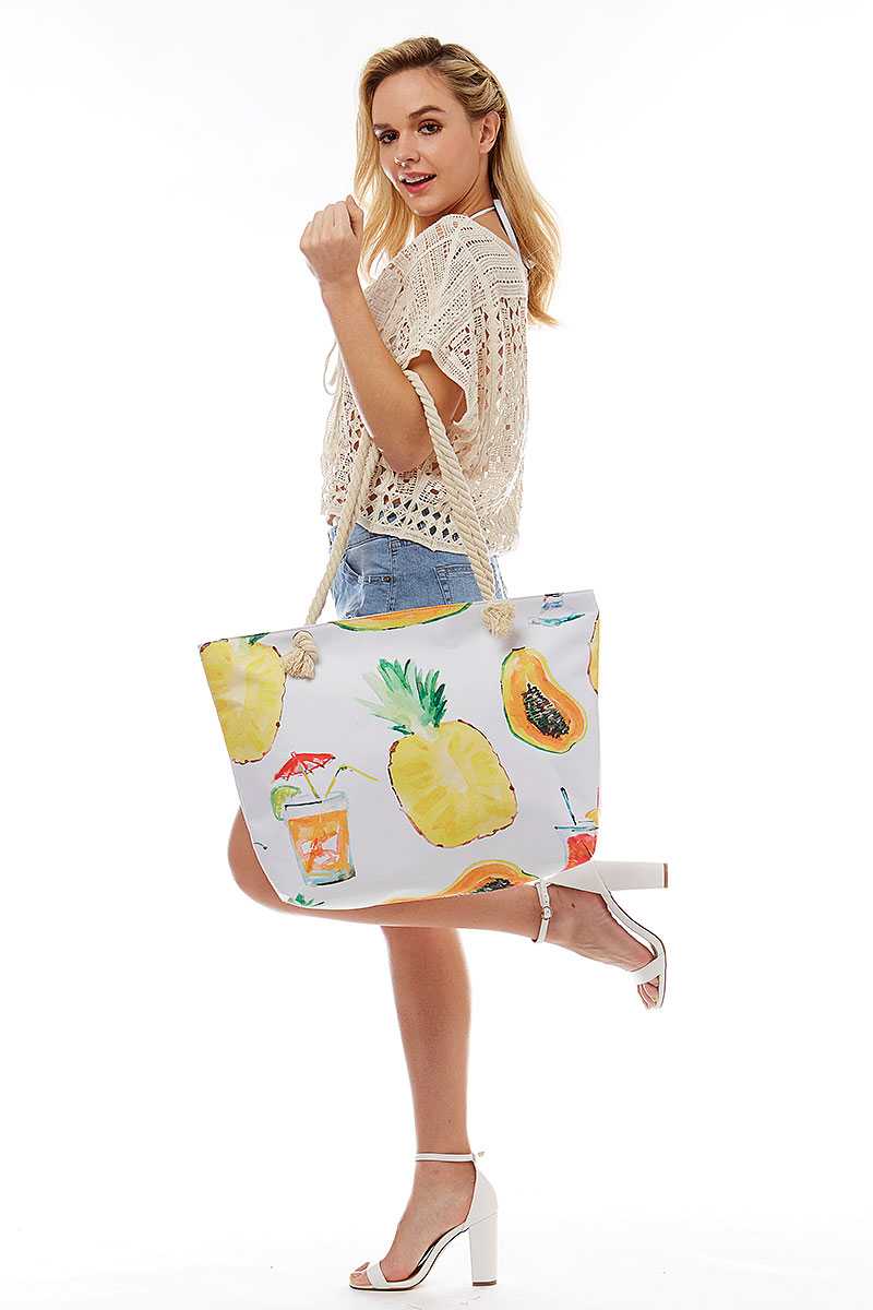 Summer Fruits Beach Bag