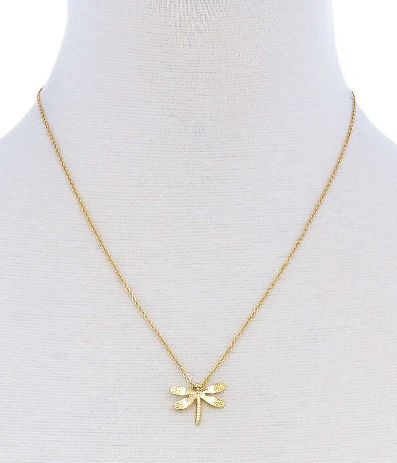 Cute Dragonfly Pendant Modern Necklace