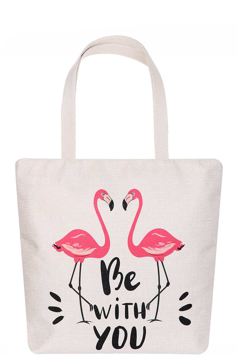Flamingo Be With You Bag