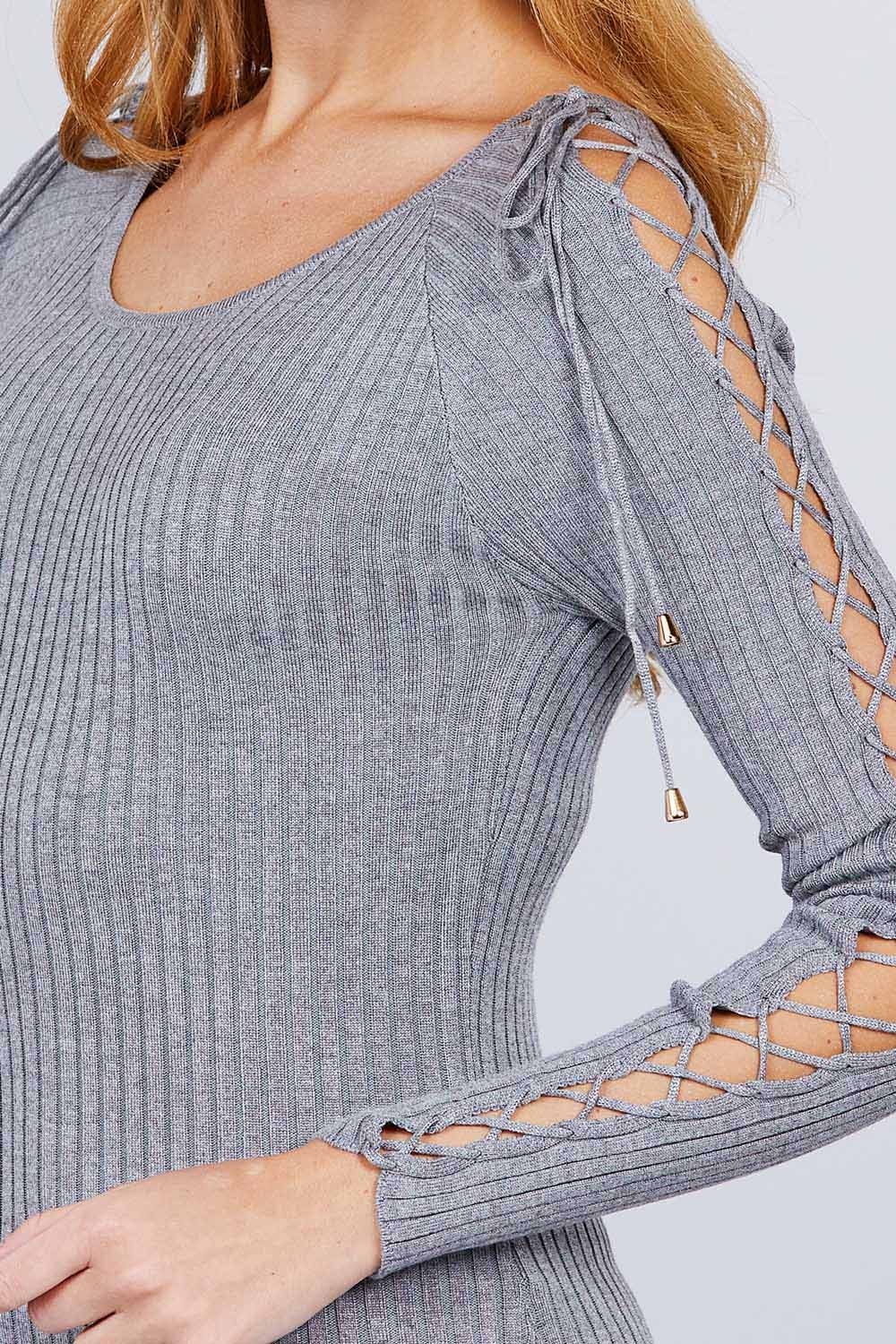 Strappy Sweater Top