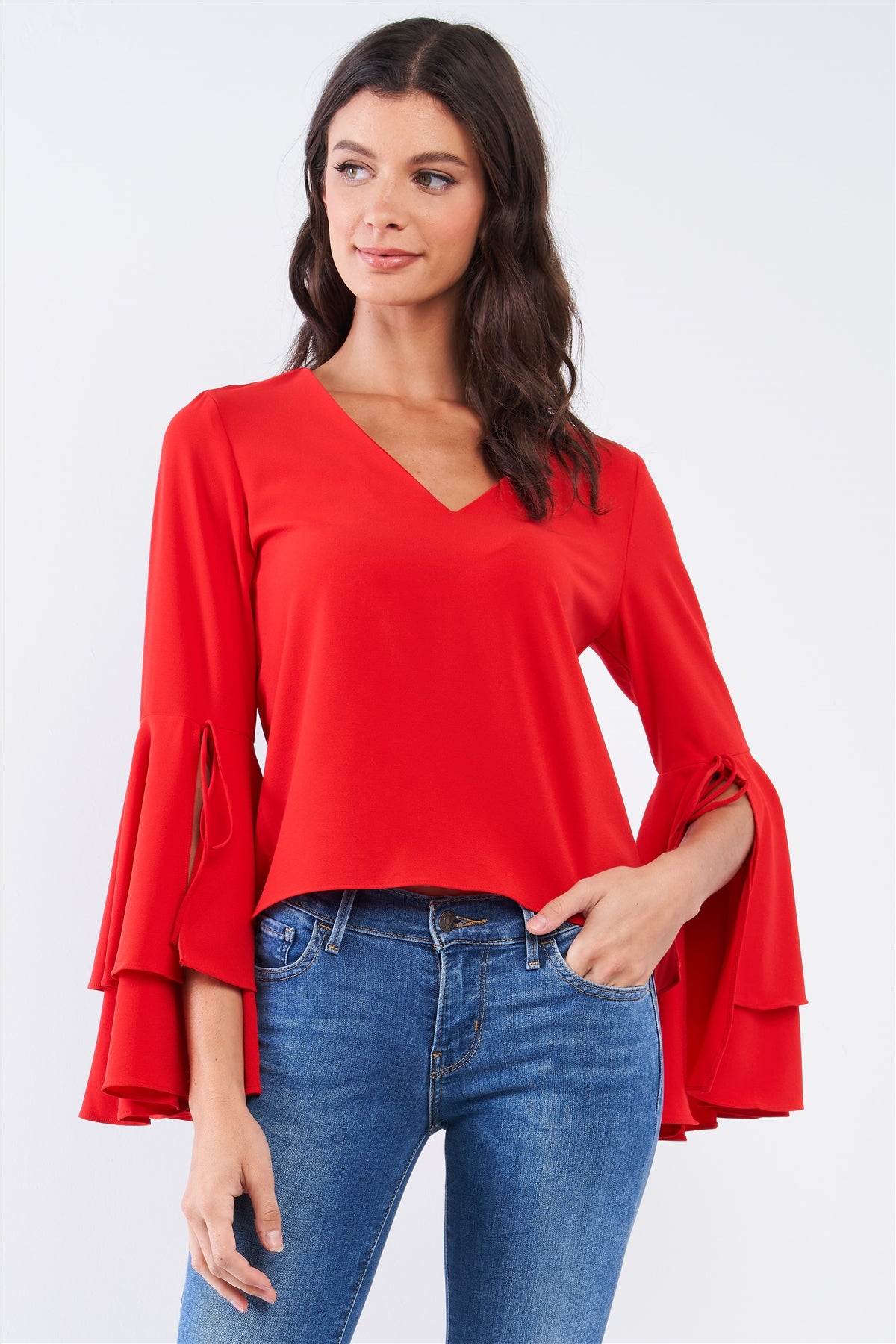Bluebell Frill Top