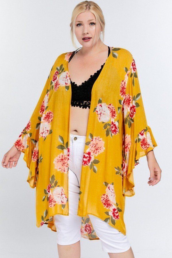 Draped Kimono Cardigan