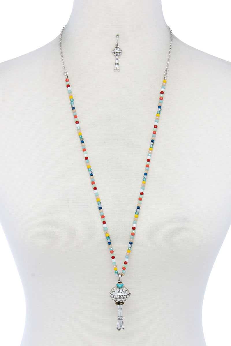 Charm Beaded Necklace
