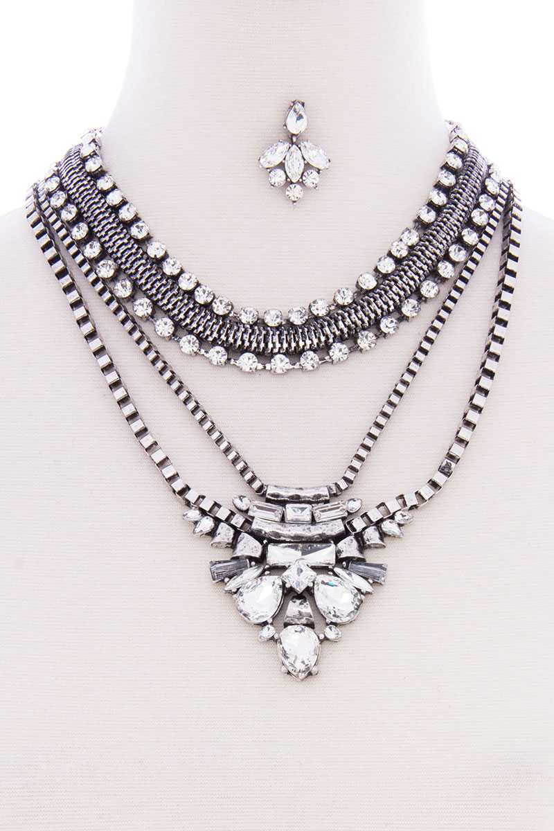 Chunky Necklace Earring Set