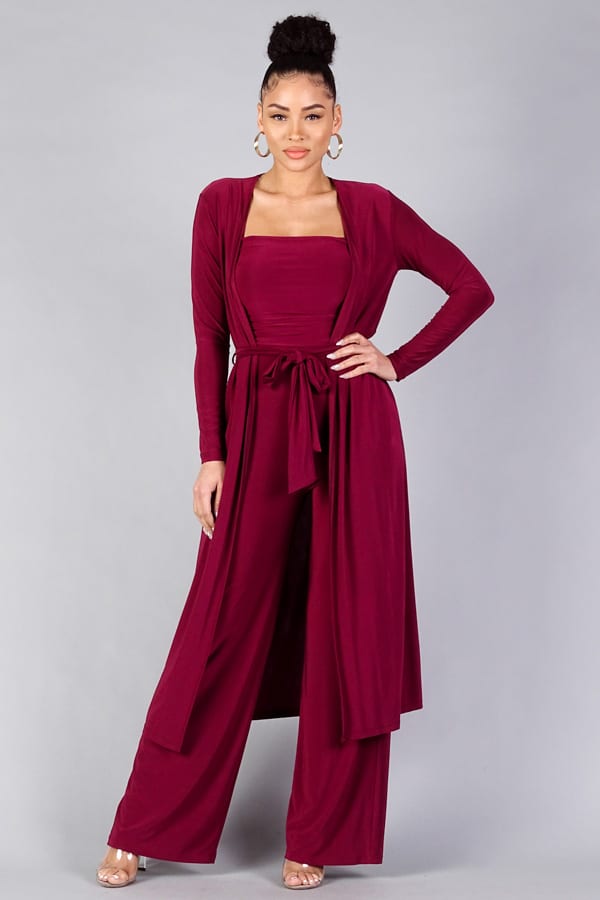 Silky Belted Robe