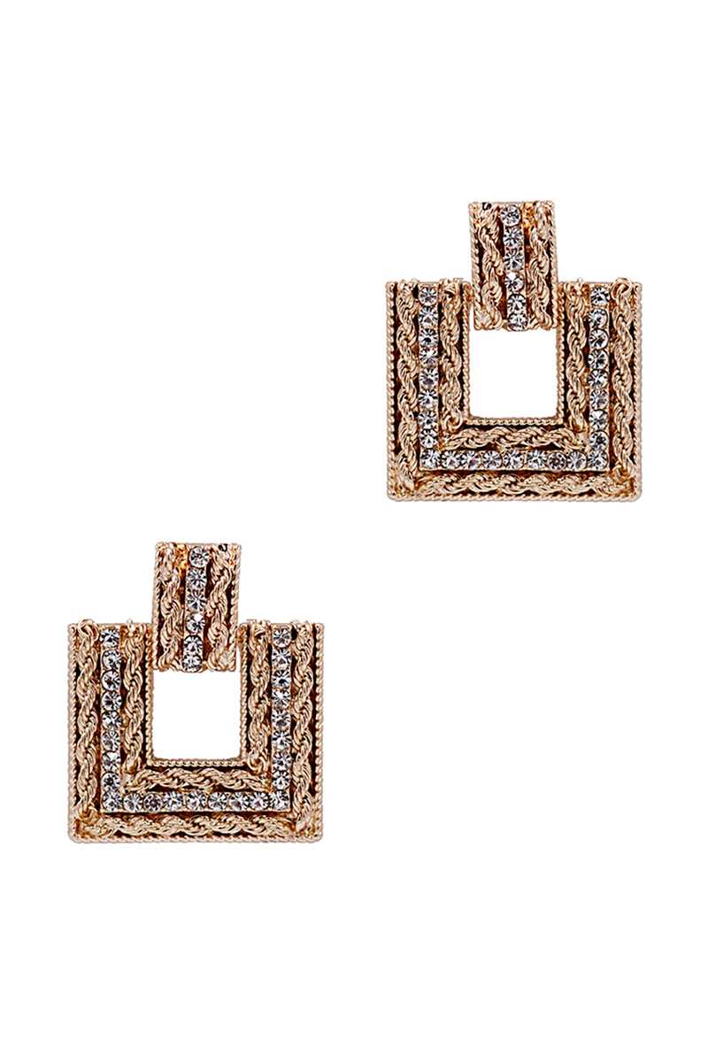 Square Studded Earring