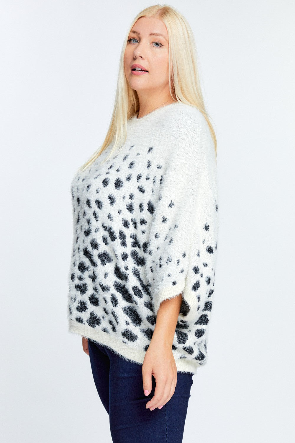 Printed Loose Sweater