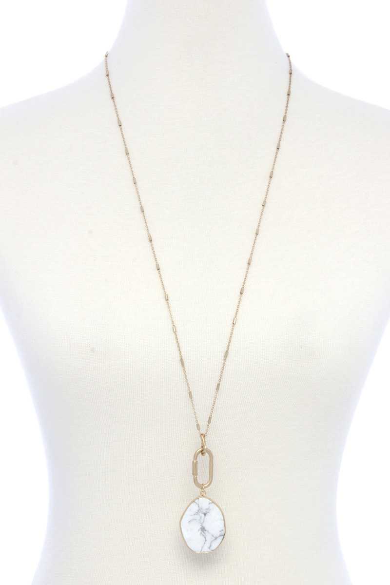 Screw Lock Pendant Necklace