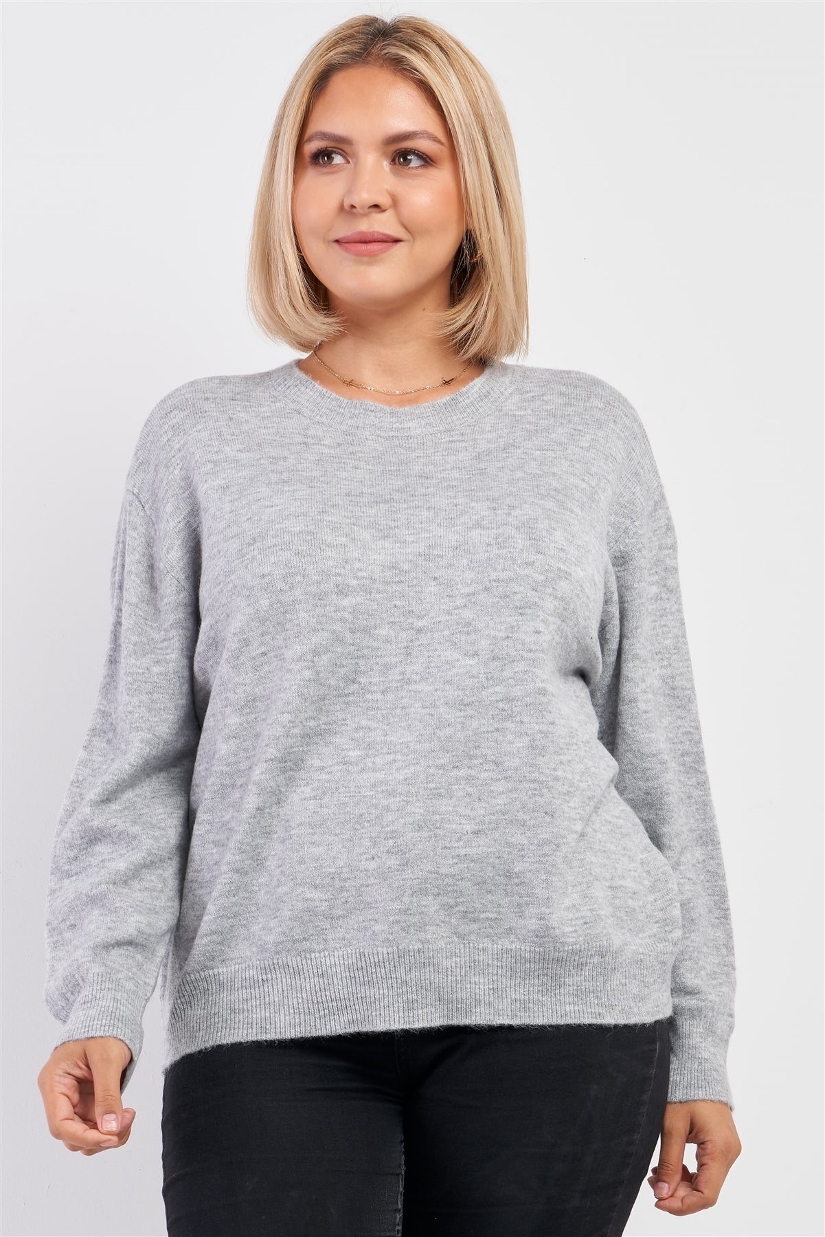 Heather Grey Sweater