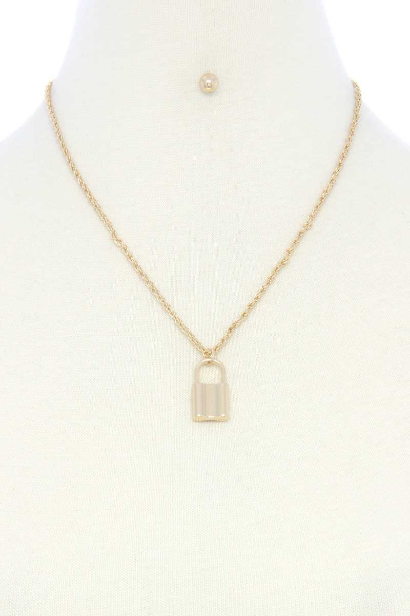 Saftey Pin Layered Necklace