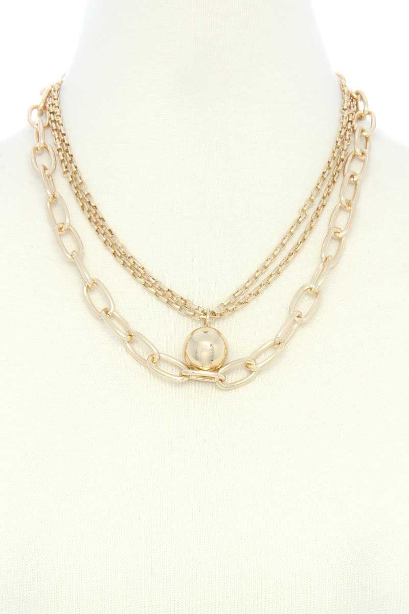 Ball Layered Necklace