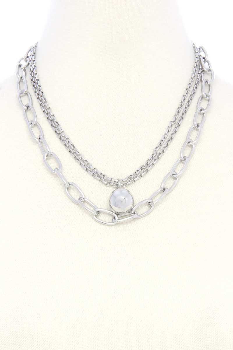 Ball Layered Necklace