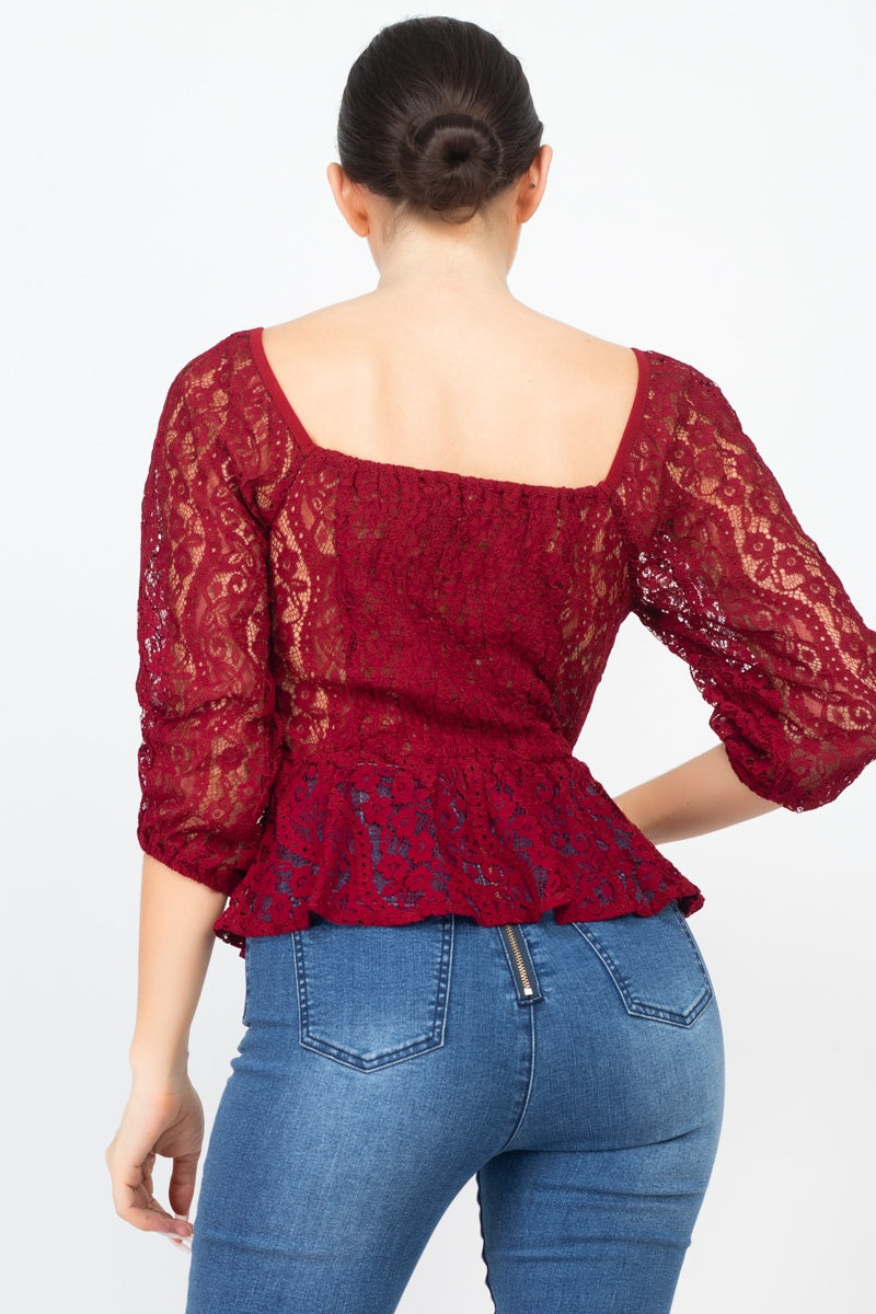 Smock Embroidered Top