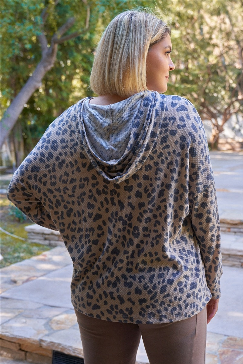 Cheetah Hooded Sweatshirt