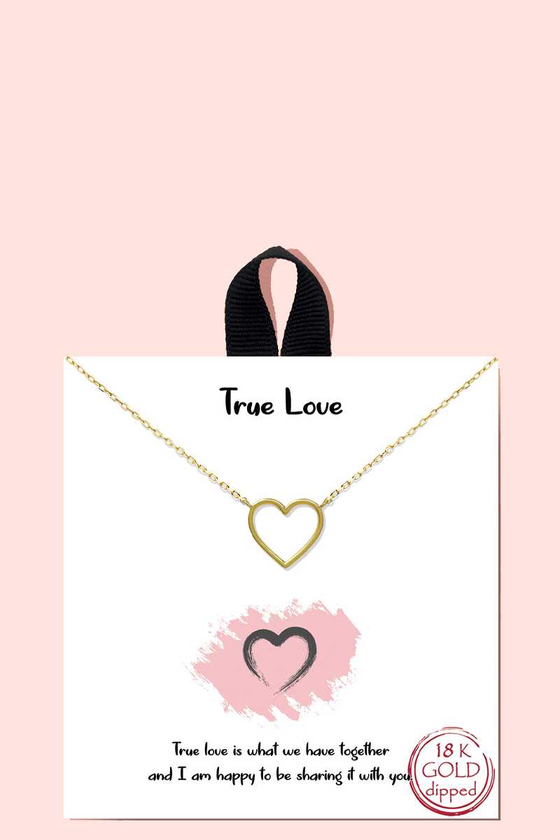 True Love Pendant Necklace