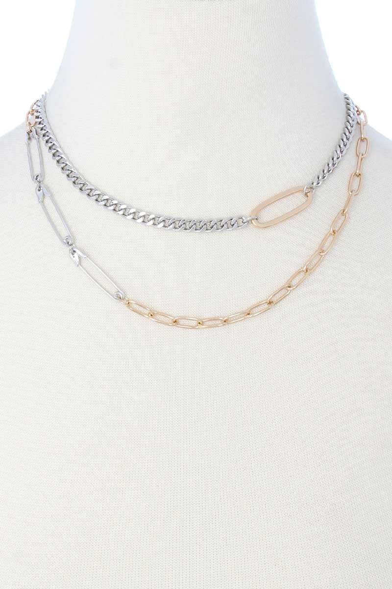 Pin Chain Necklace
