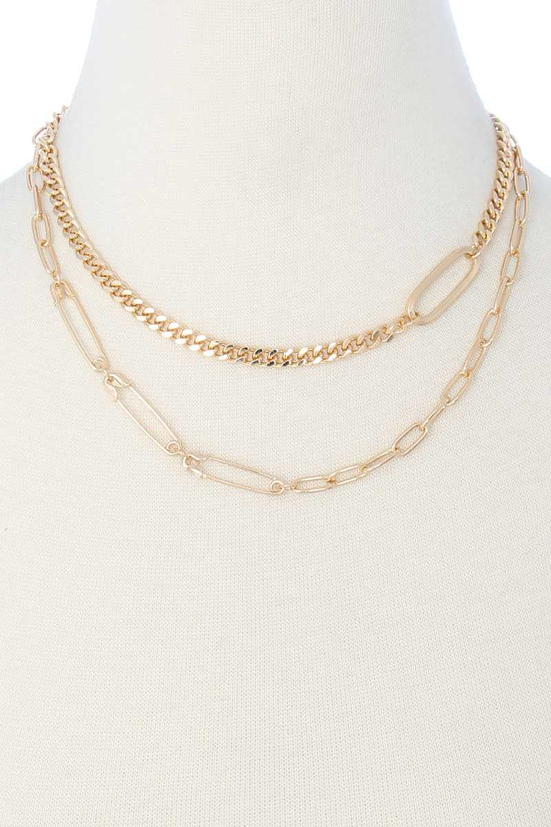 Pin Chain Necklace