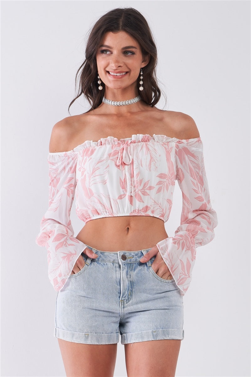 Flounce Cropped Top