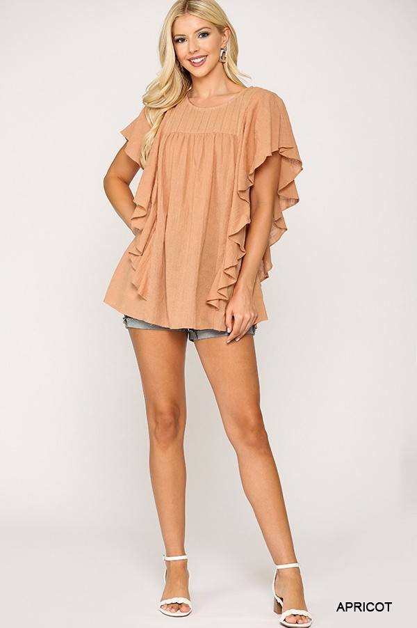 Textured Tunic Top